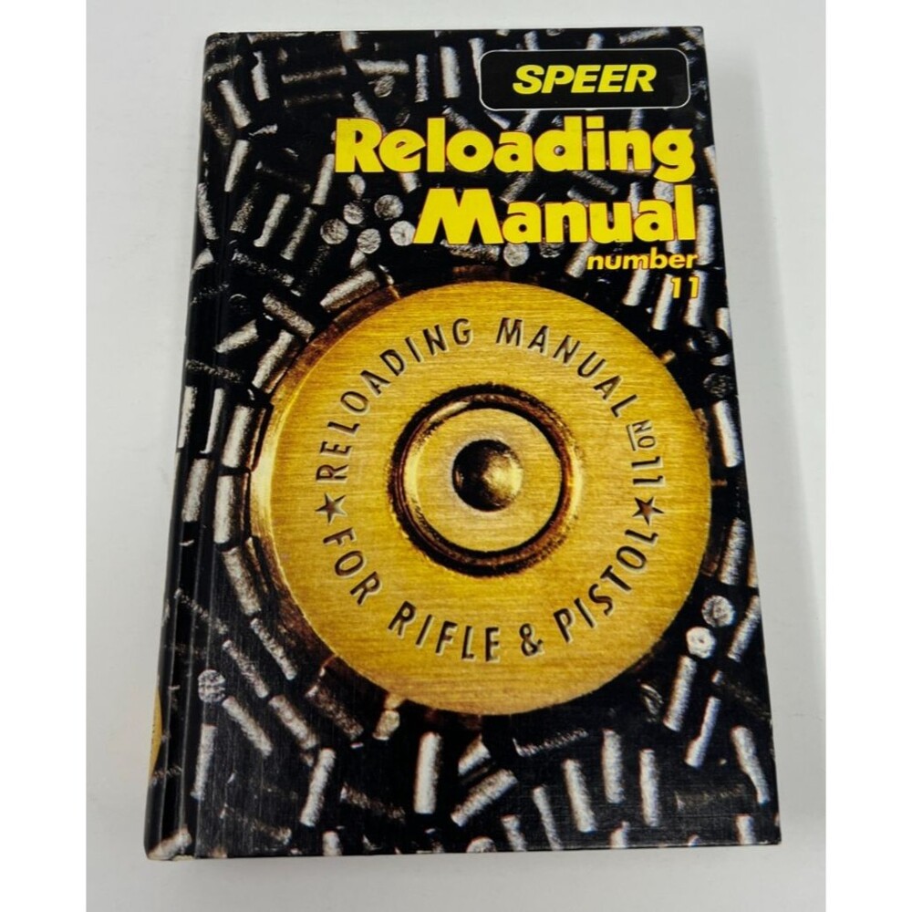 Speer Reloading Manual Number 11 - 1988 Hardcover - Reloading for Rifle & Pistol
